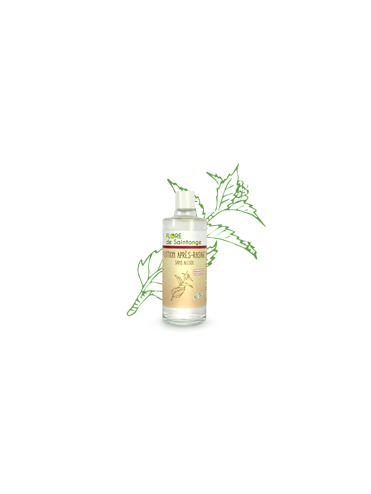 Lotion apres rasage sans alcool - Flore de Saintonge