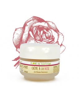 Creme à la rose bio - Flore de Saintonge