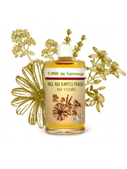 Huile 4 fleurs - Flore de Saintonge