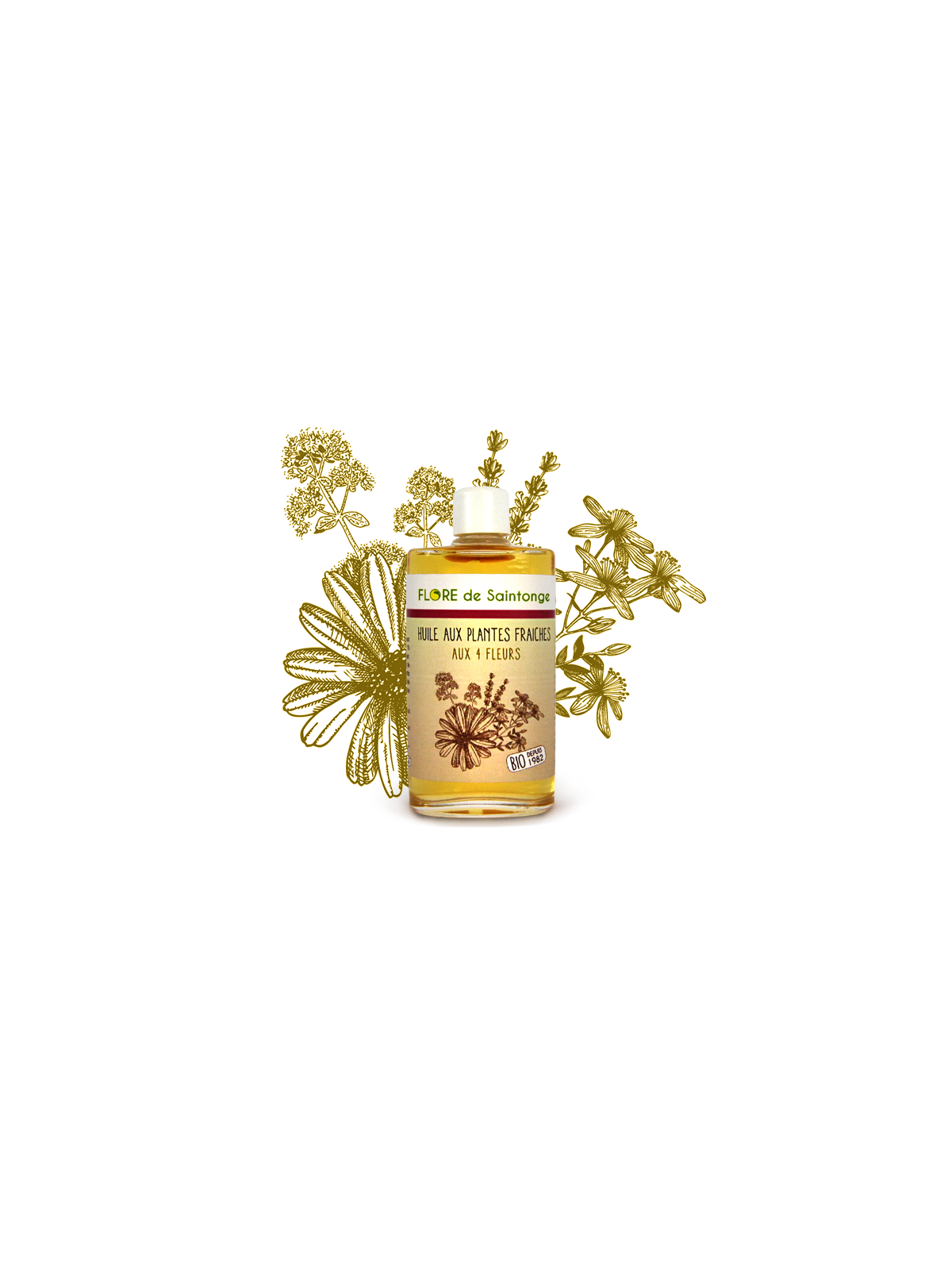 Huile 4 fleurs - Flore de Saintonge
