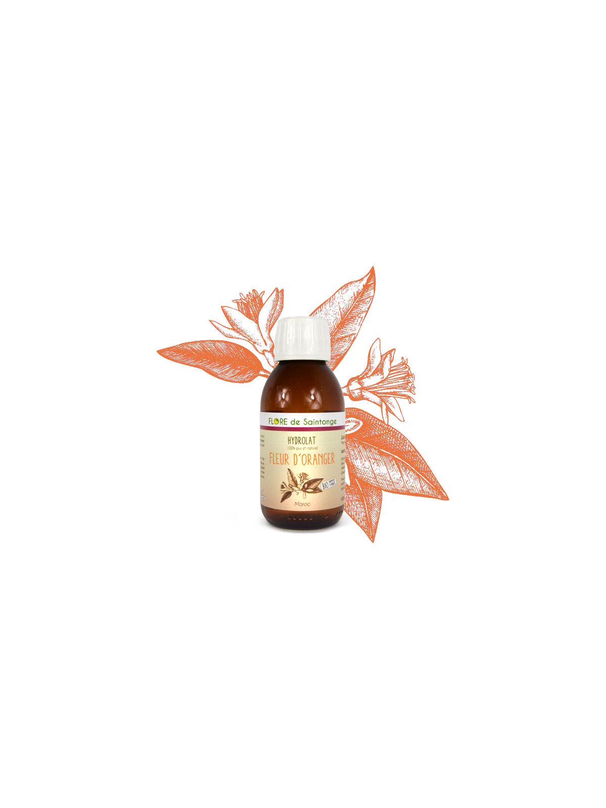 Eau florale fleur d'oranger bio - Flore de Saintonge