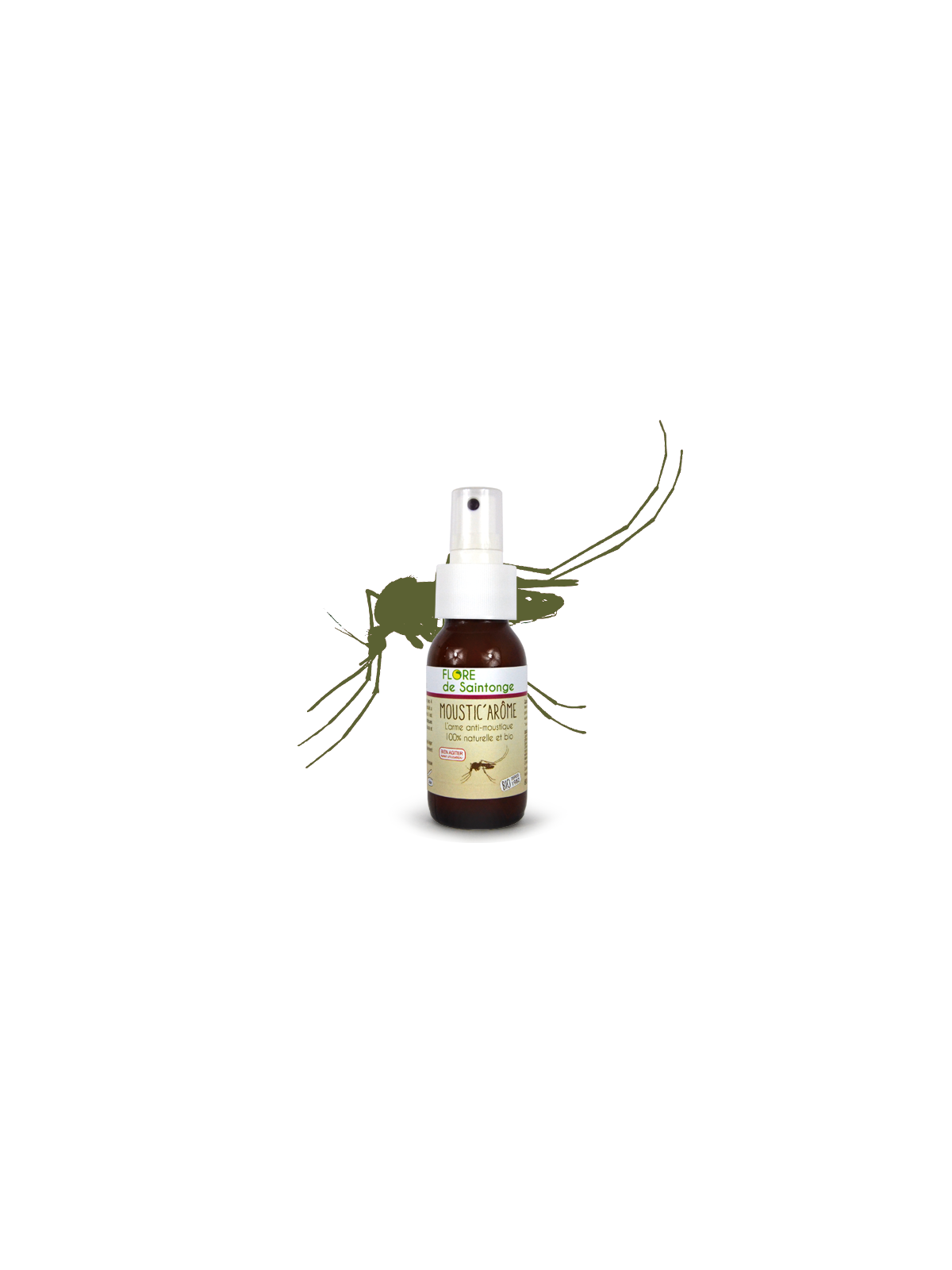 Vinaigre anti moustique Moustic'Arome - Flore de Saintonge