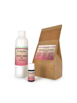 Kit fabrication dentifrice - Flore de Saintonge