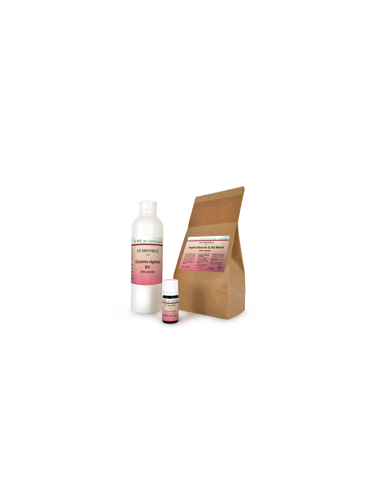 Kit fabrication dentifrice - Flore de Saintonge