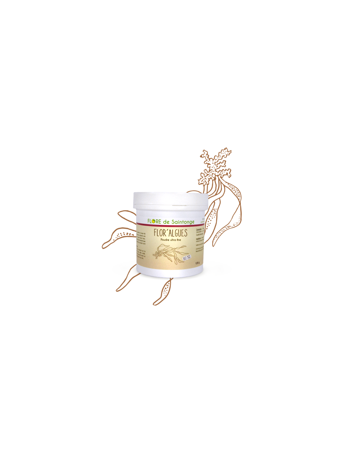Poudre d'algue - Flore de Saintonge